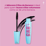 Cílios de Boneca Máscara de Cílios