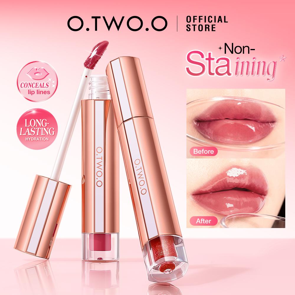O.TWO.O Watery Lasting Glossy Lip Tint - Lip Tint Efeito Gloss de Longa Duração