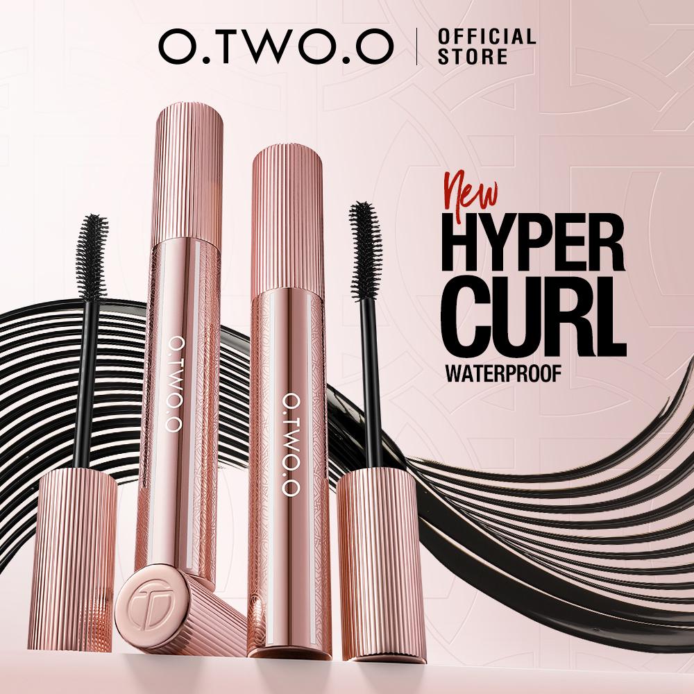 O.TWO.O Volumizing Waterproof Long Lasting Thick Curl Mascara - Máscara de Cílios com Volume, Alongamento e Curvatura de Longa Duração