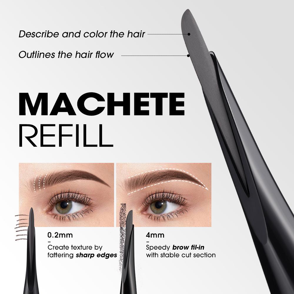 O.TWO.O Haute Sculpting Machete Brow Pencil - Lápis de Sobrancelhas Efeito Definido
