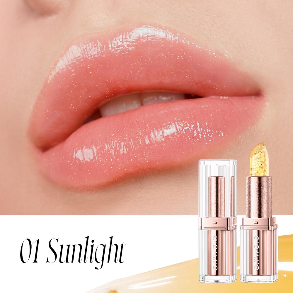 O.TWO.O Haute Gold Foil Thermochromic Lipstick - Batom Hidratante Termocrômico