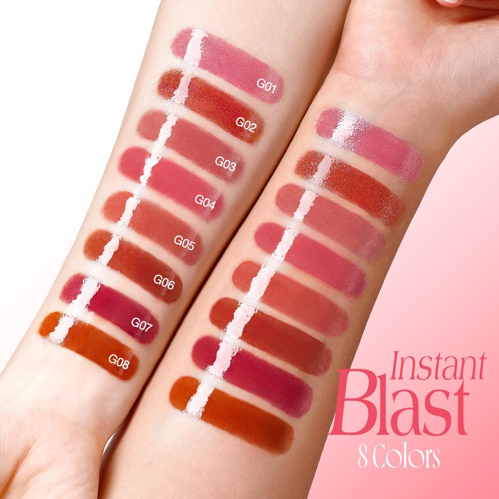O.TWO.O Watery Lasting Glossy Lip Tint - Lip Tint Efeito Gloss de Longa Duração