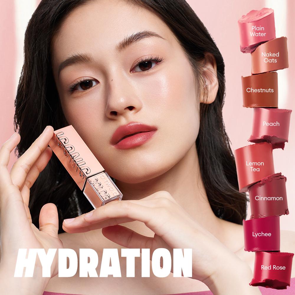 O.TWO.O Haute Hydrating Satin Lipstick - Batom Hidratante Efeito Acetinado