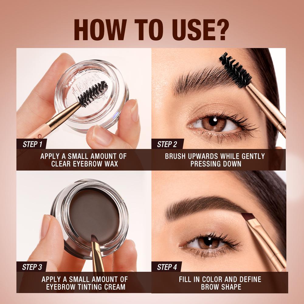 O.TWO.O Fluff Shaping Brow Cream - Creme e Cera Modelador de Sobrancelhas