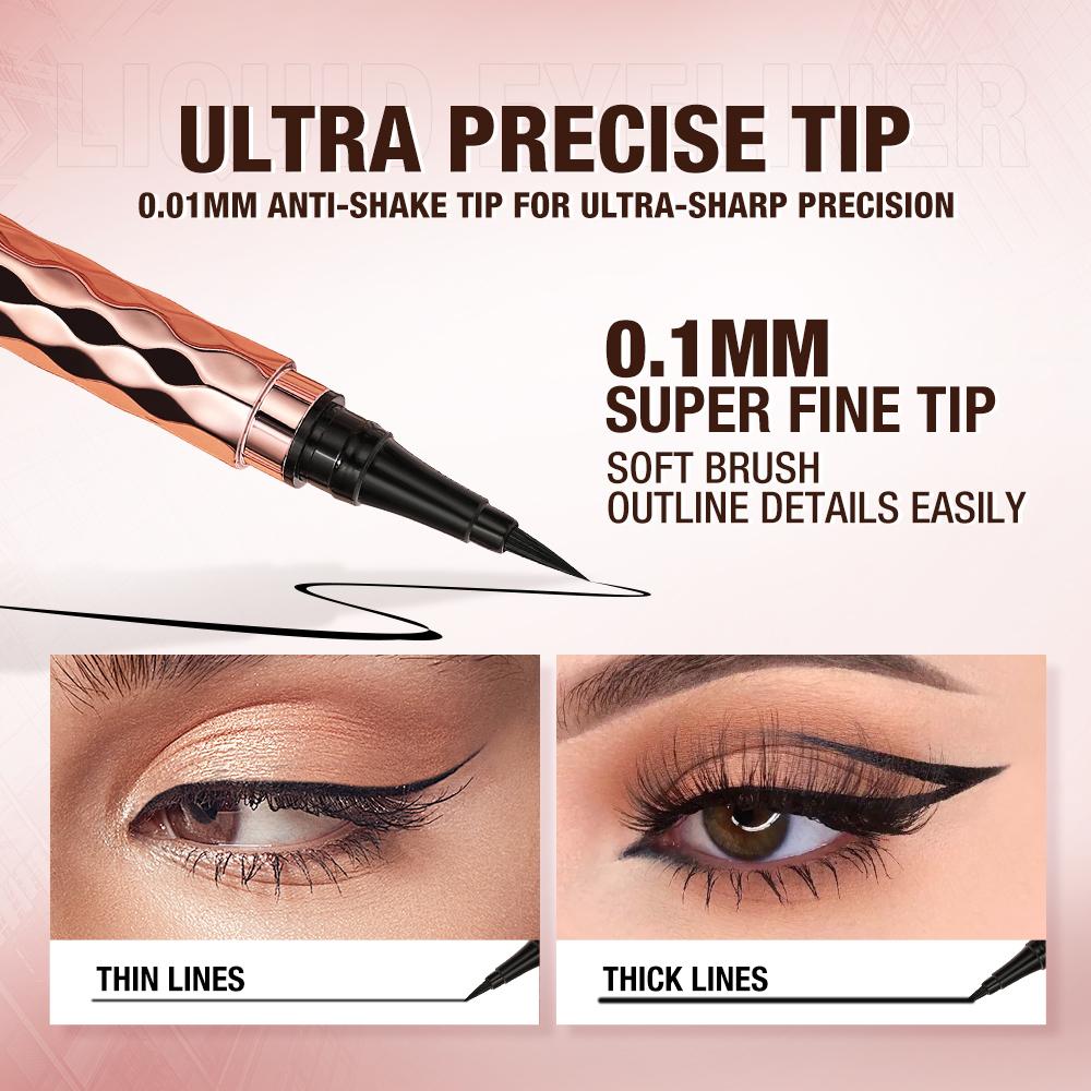O.TWO.O Gold Embroidery Eyeliner - Delineador à Prova D'Água