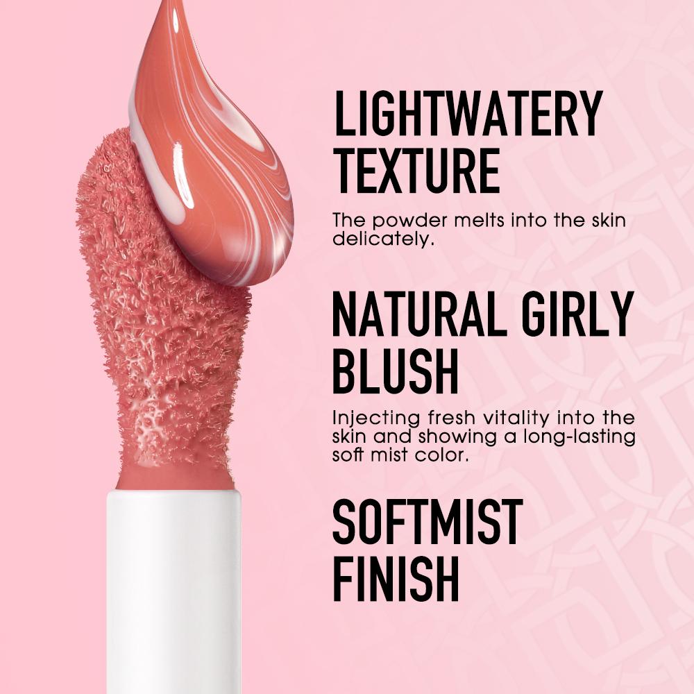 O.TWO.O Haute Dreamy Watercolor Liquid Blush - Blush Líquido Efeito Aquarela Acabamento Matte