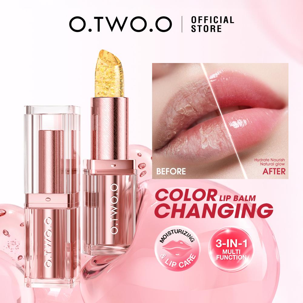 O.TWO.O Haute Gold Foil Thermochromic Lipstick - Batom Hidratante Termocrômico
