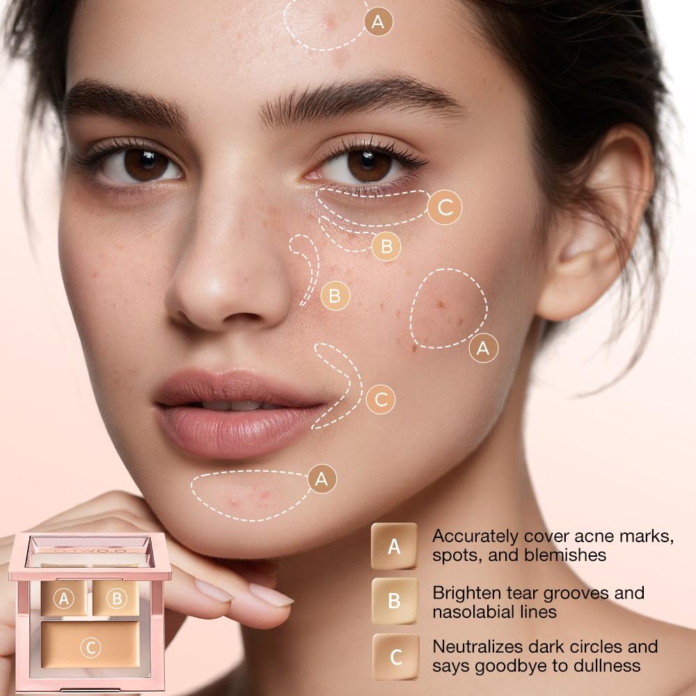 O.TWO.O Haute Creamy Concealer Palette - Paleta de Corretivo Cremoso